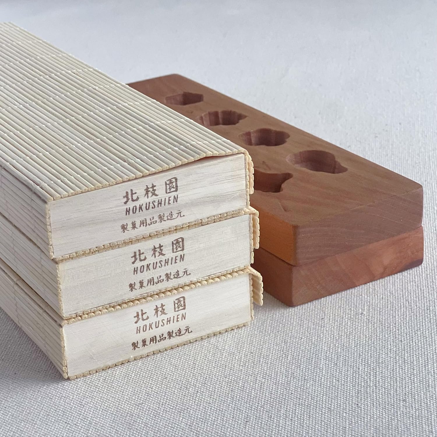 北枝園 【干菓子木型-春と夏 箱付き】 落雁 和三盆 菓子木型